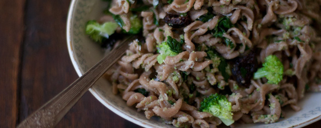 Brócoli de pesto con Fusilli